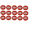 Tabliczki promocyjne kółka -20% małe (100szt)