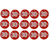 Tabliczki promocyjne kółka -30% małe (100szt)