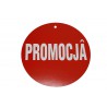 Tabliczki promocyjne kółka "PROMOCJA" duże (1szt)