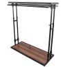 Stojak gondola z półką (2198-78)