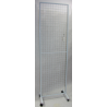 Stojak z kratą na kółkach 200x60 BIAŁA