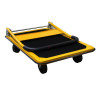 Wózek transportowy 4-kołowy 400kg antypoślizgowa platforma (45055)