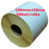Etykieta termiczna 100x150/500/40 "kurierskie"
