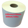 Etykieta termiczna 100x150/500/40 "kurierskie"