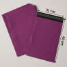 Foliopak 310mmx420mm+50mm (50szt) RÓŻOWE