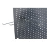 Stojak z kratą perforowany srebny (2635-04)