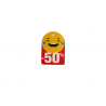 Tabliczki promocyjne emotikony -50% małe (100szt)